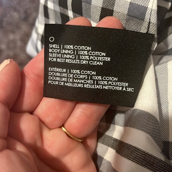 Club Monaco Trench Coat Size Large - Picture 7 of 13